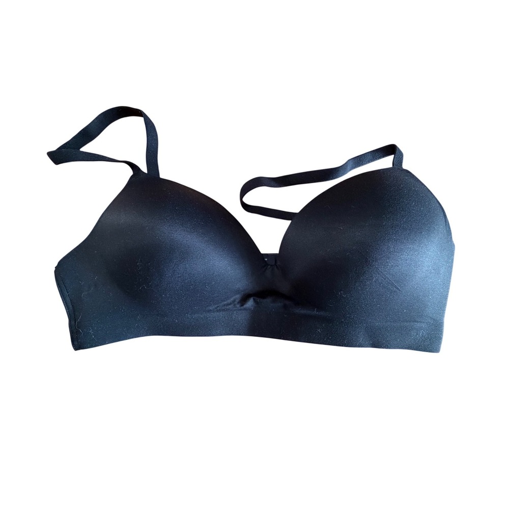 Soma Enbliss Wireless Bra Black 38B Seamless Microfiber Comfort‎ 570148858